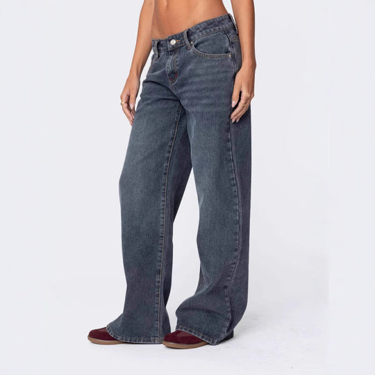 Damen Weite Jeanshose EB
