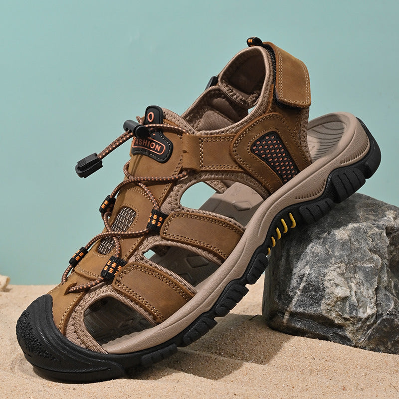 Damen Sportliche Outdoor-Sandalen mit schnellschnürbarem System und stabiler Sohle EB
