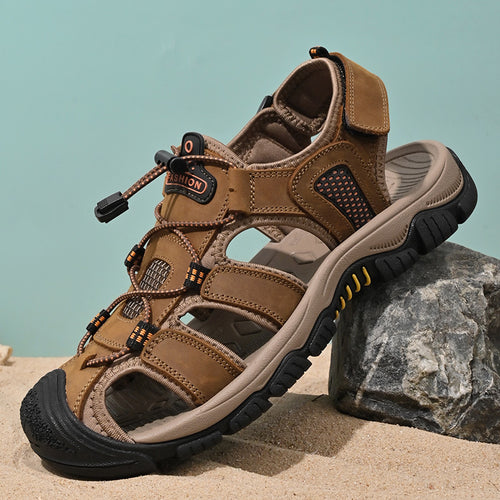 Damen Sportliche Outdoor-Sandalen mit schnellschnürbarem System und stabiler Sohle EB