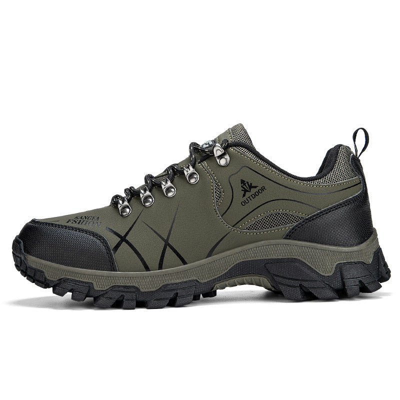 Herren nan robuste wasserabweisende Trekking-Schuhe mit profilierter Gummisohle EB