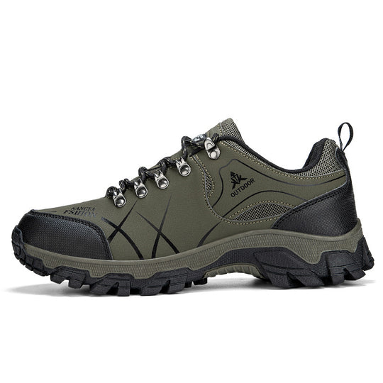 Herren nan robuste wasserabweisende Trekking-Schuhe mit profilierter Gummisohle EB