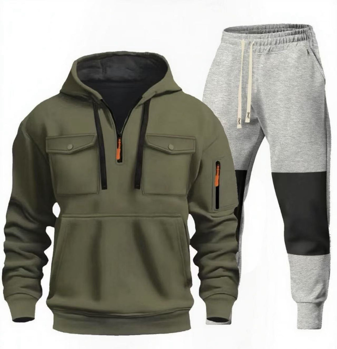 Herren funktionaler Sweatshirt- und Jogginghosen-Set EB