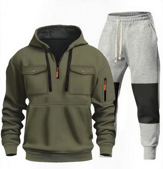 Herren funktionaler Sweatshirt- und Jogginghosen-Set EB