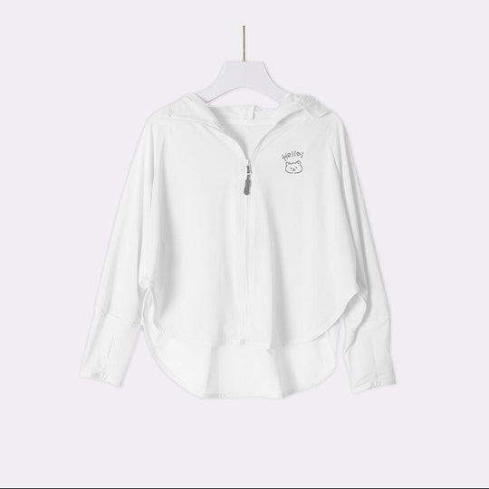 Damen performante UV-Schutzjacke mit Kapuze EB