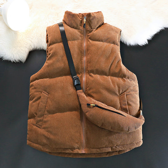 Damen Steppweste mit praktischen Taschen und hochwertiger Fleece-Innenausstattung EB