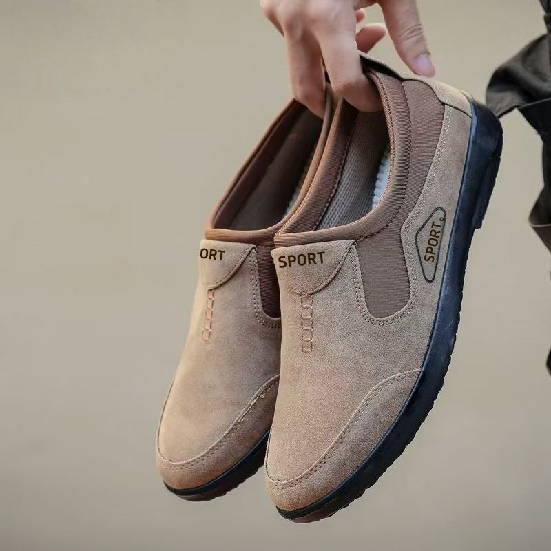 Herren Bequeme Slipper-Sneaker mit elastischem Einstieg und flexibler Sohle EB