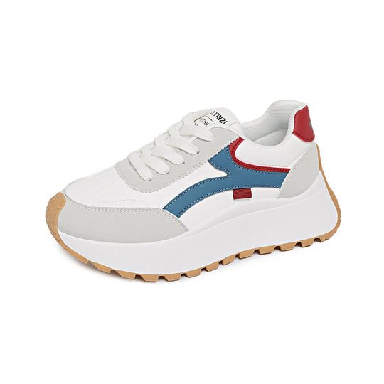 Damen modische Sneakers mit dämpfender Laufsohle und atmungsaktivem Obermaterial EB