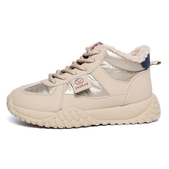 Damen Hohe Winter Sneakers mit kuscheligem Innenfutter EB