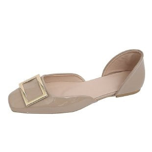 Damen Ballerinas mit elegantem Schnallendesign EB