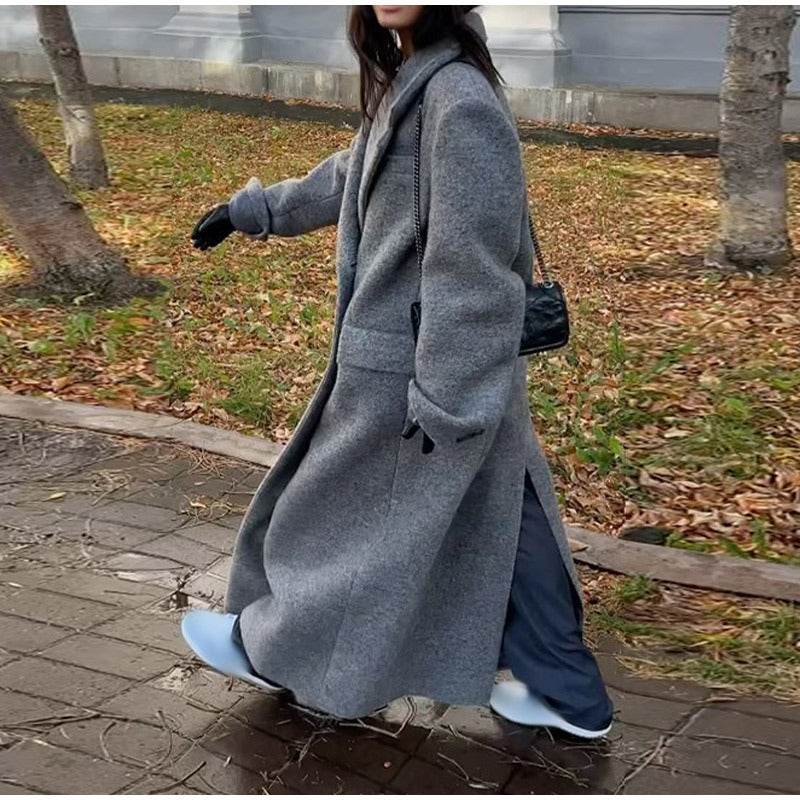 Damen oversized Wollmantel EB