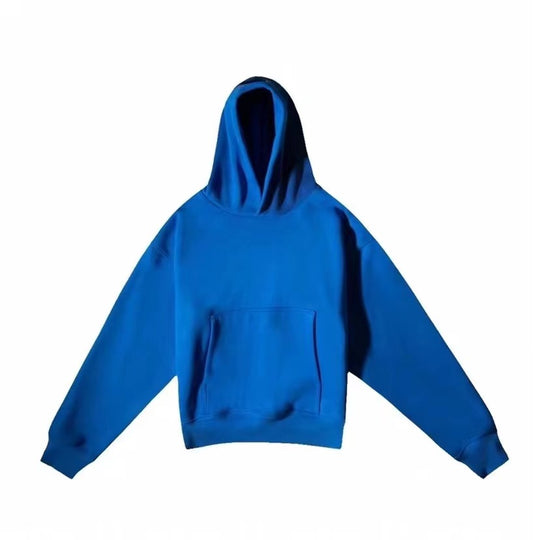 Damen Oversized Kapuzenpullover mit Kängurutasche und hochwertiger Baumwollmischung EB
