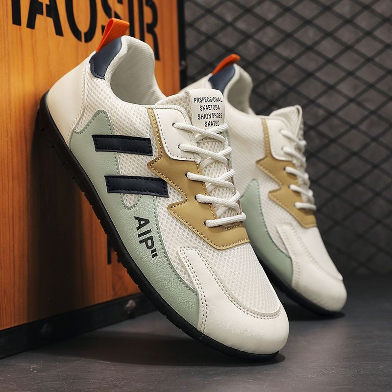 Damen Sportliche Sneakers mit atmungsaktivem Mesh-Obermaterial und rutschfester Sohle EB