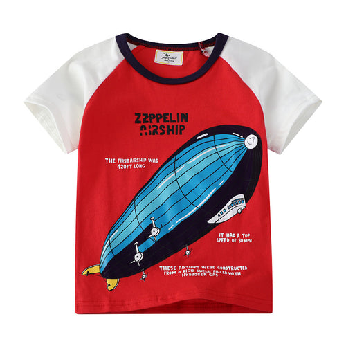 Jungen T-Shirt mit Zeppelindruck EB
