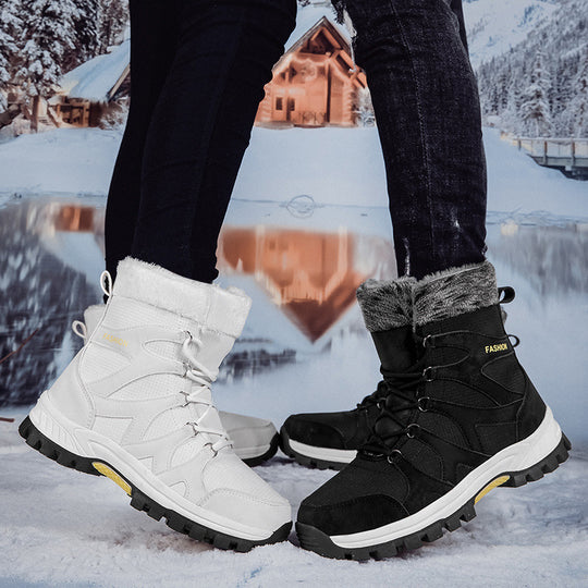 Damen warme Winterstiefel mit rutschfester Sohle und isolierendem Innenfutter EB