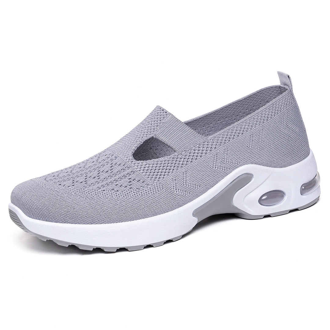 Damen Freizeit Sneakers mit atmungsaktiver Strickoberfläche EB