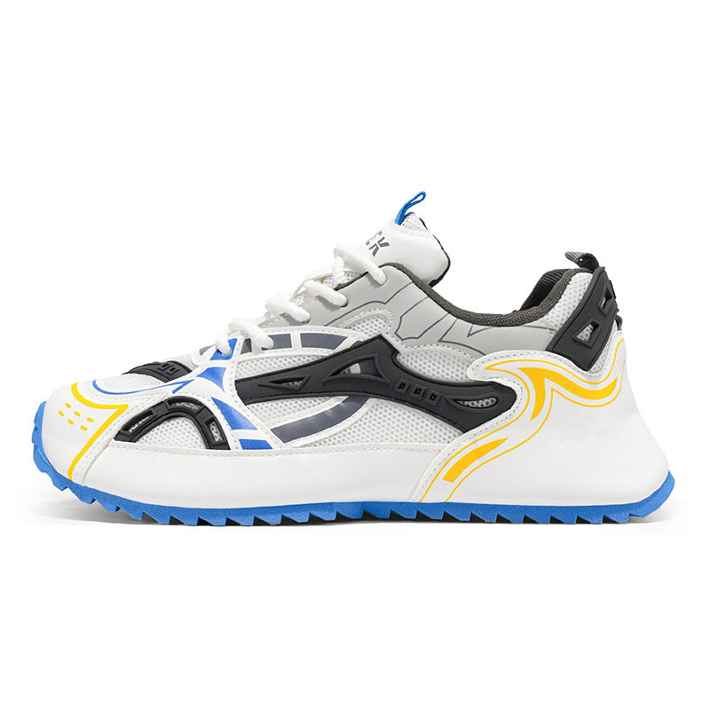 Damen Sportliche Straßen-Sneaker mit atmungsaktiver Mesh-Oberfläche und rutschfester Sohle EB