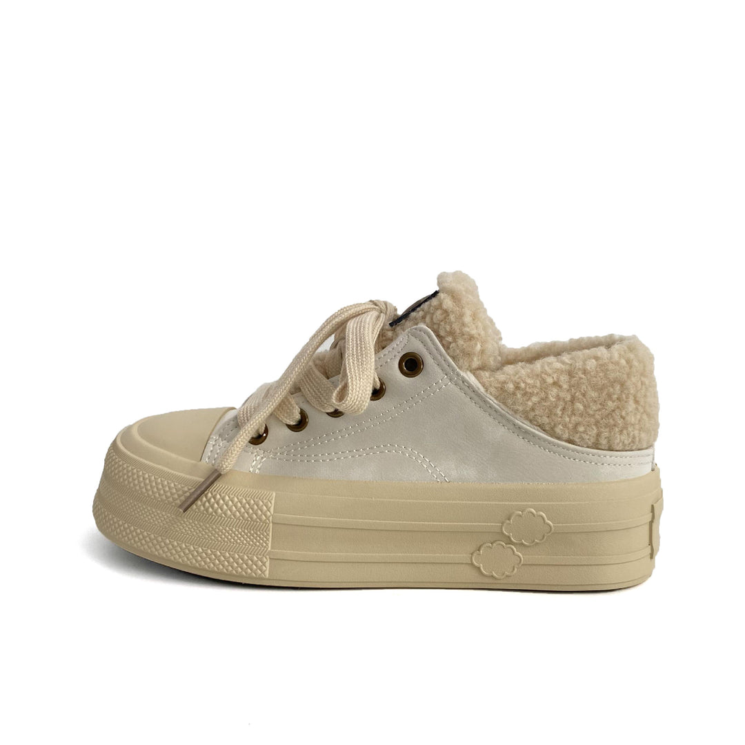 Damen Bequeme Sneakers mit kuscheligem Innenfutter und strapazierfähiger Sohle EB