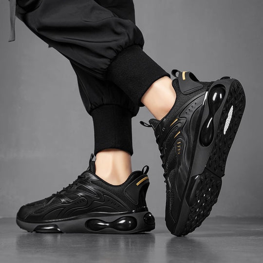 Unisex City-Performance-Sneaker mit luftgepolsterter Pod-Zwischensohle, atmungsaktivem Mesh-Obermaterial und verstärkter Fersenkappe EB