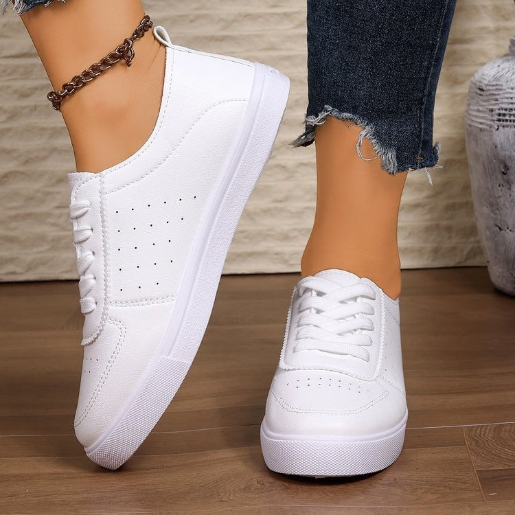 Damen komfortable Sneakers mit atmungsaktiven Perforationen EB