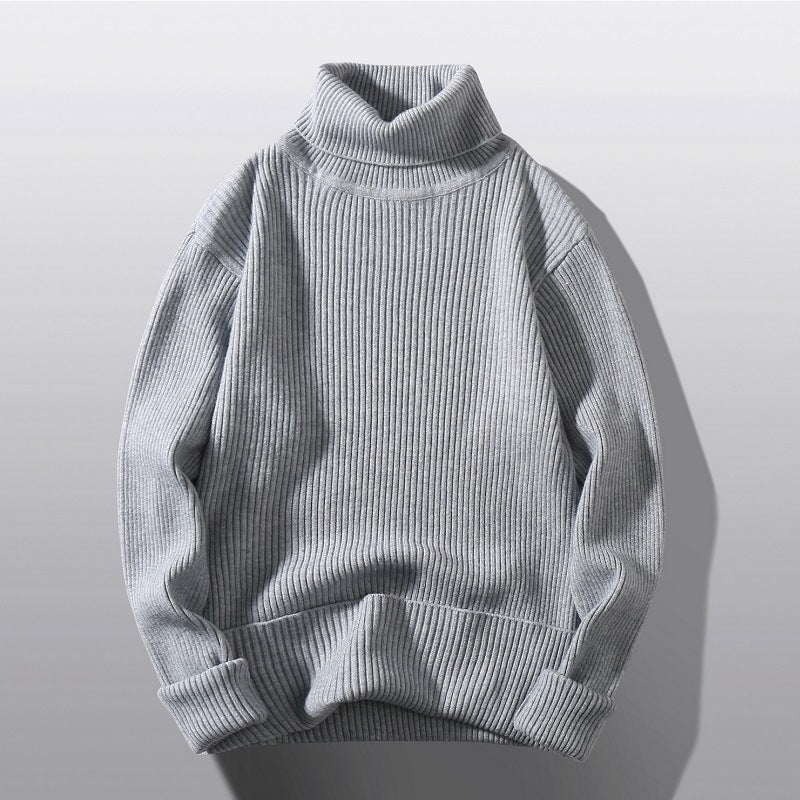 Damen modischer Rollkragenpullover aus weichem Strick EB