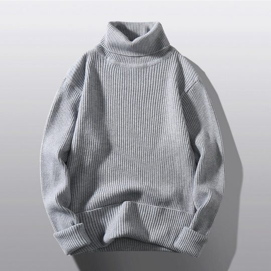 Damen modischer Rollkragenpullover aus weichem Strick EB