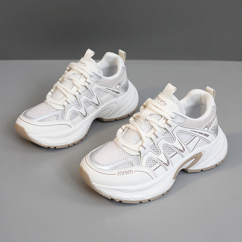 Damen modische Sportschuhe mit atmungsaktivem Obermaterial und stoßdämpfender Sohle EB