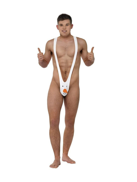 Männer Novelty Plüsch Rentier Tanga mit Geweihtasche