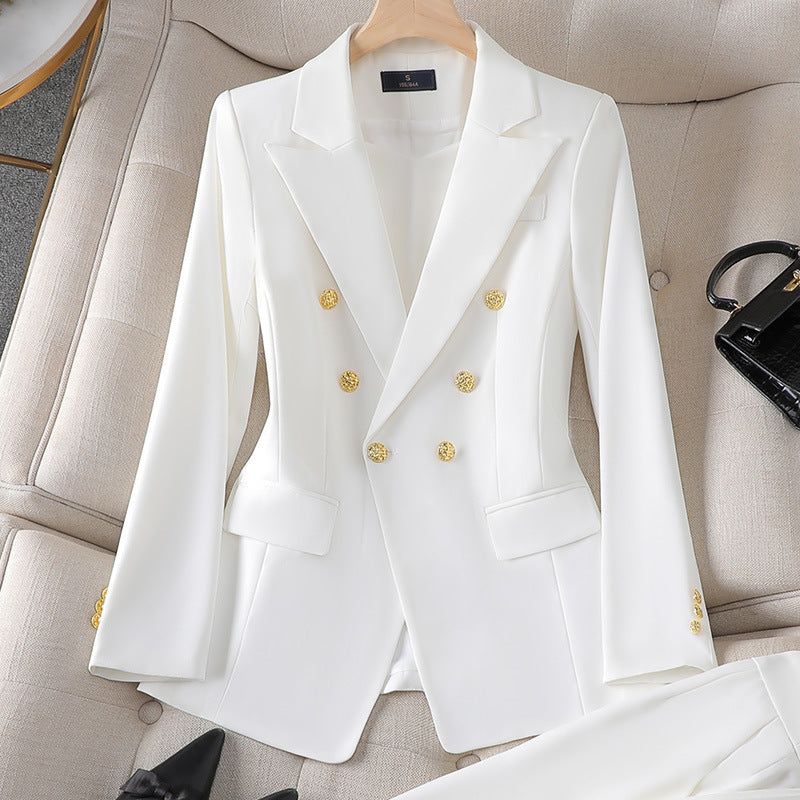EB | Overall Maßgeschneiderter Schnitt Zweireiher Blazer Individuelle Passform