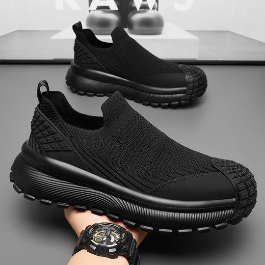 Damen slip-on Sportschuhe mit rutschfester Sohle und atmungsaktivem Gewebe EB