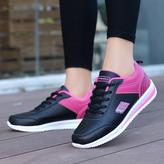 Damen Sportliche Lauf-Sneaker mit atmungsaktiver Mesh-Oberfläche EB