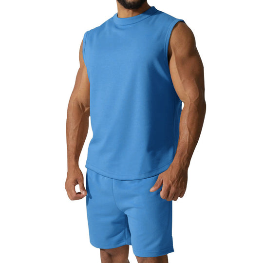 Herren sportliches Kurzarm-Set aus atmungsaktivem Material EB