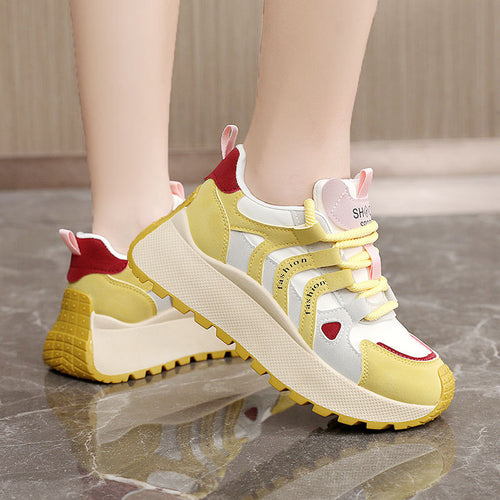 Damen Sportliche Lauf-Sneaker mit dämpfender Sohle und atmungsaktivem Obermaterial EB