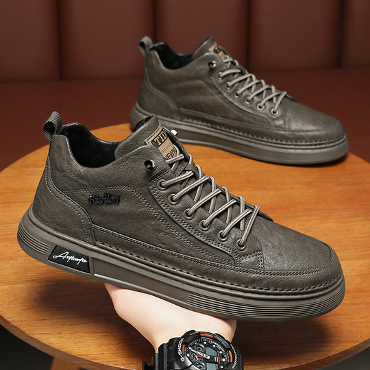 Damen lässige High-Top Sneakers mit modischer Oberflächenstruktur EB