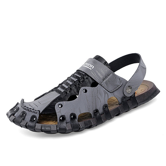 Damen Sportliche Wassersandalen mit verstellbarem Riemen und rutschfester Sohle EB