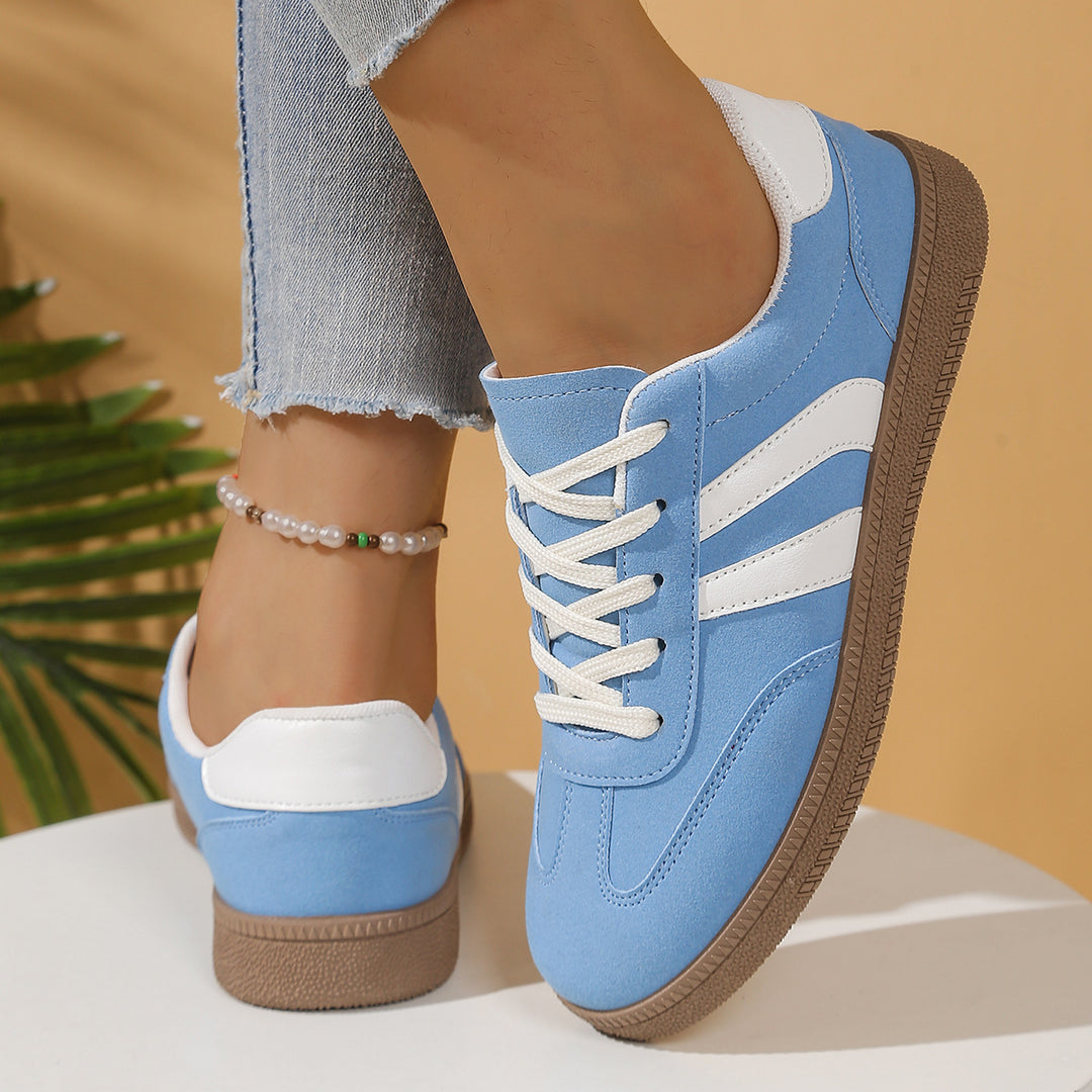 Damen Sportliche Freizeitschuhe mit atmungsaktiver Oberflächenstruktur und rutschfester Sohle EB
