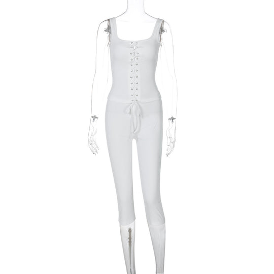 Damen Figurbetontes Midikleid mit Schnürung EB
