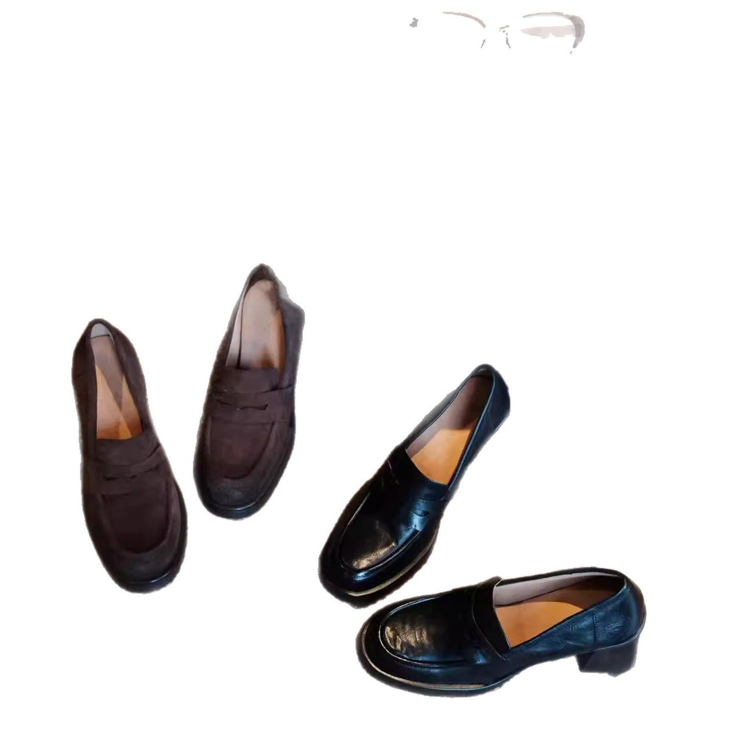 Damen Mokassins mit eleganter Lederverarbeitung und rutschfester Sohle EB