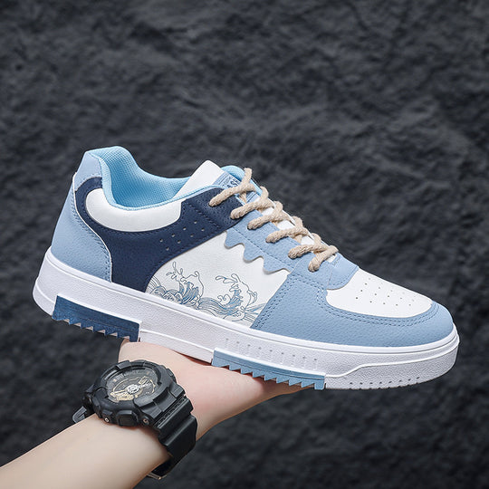 Damen Sneakers mit innovativem Wave-Design und rutschfester Sohle EB