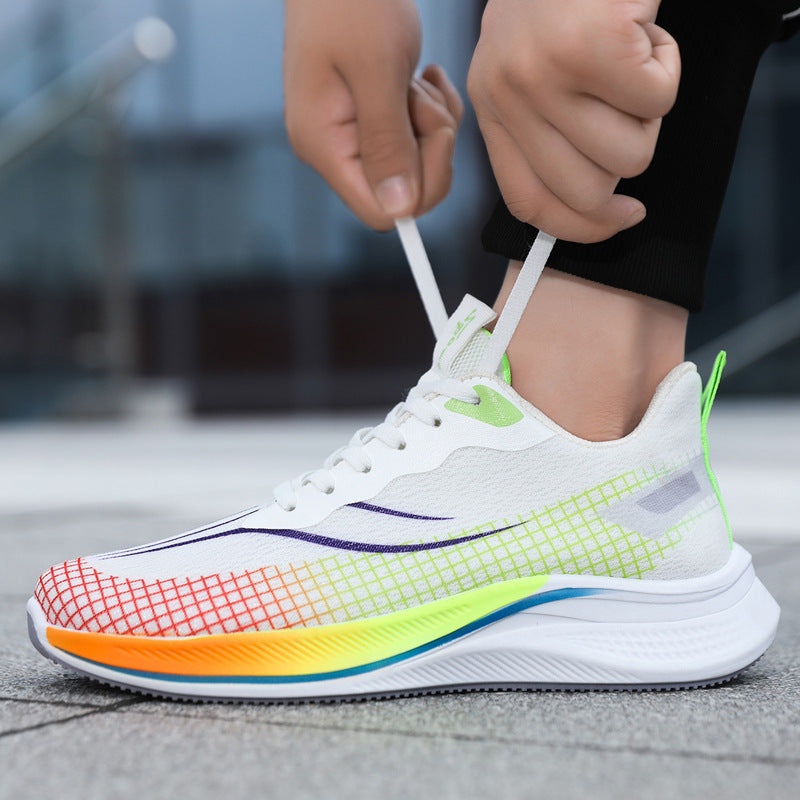 Damen Hochtechnologische Laufschuhe mit atmungsaktivem Obermaterial und dämpfender Sohle EB