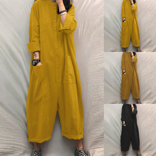 Damen Jumpsuit mit praktischen Taschen und lässigem Schnitt EB