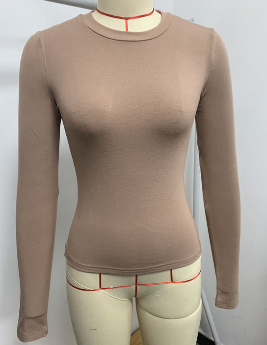 Damen Langarmshirt mit körperbetontem Schnitt EB