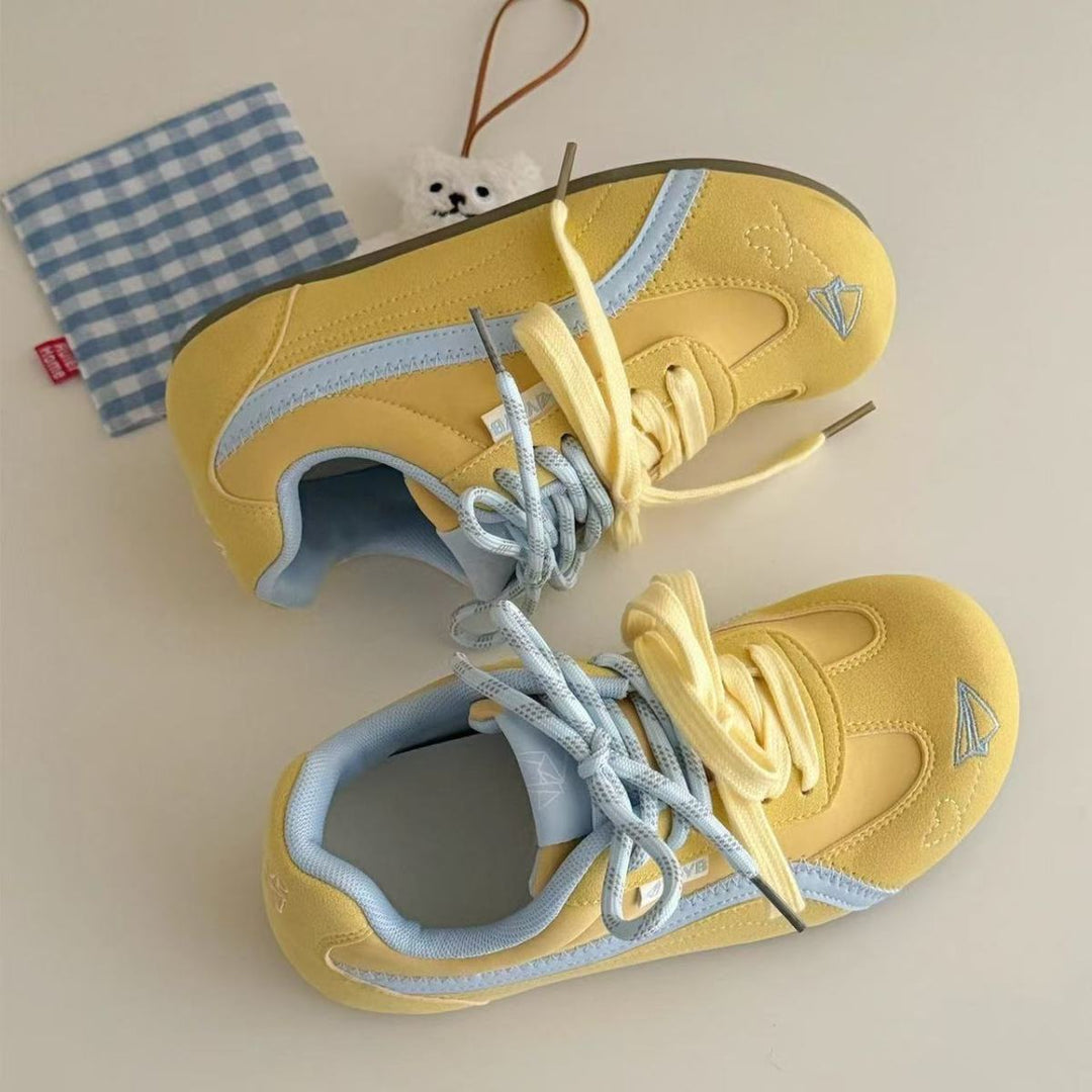 Damen Sportliche Sneakers mit verspieltem Obstmotiv EB