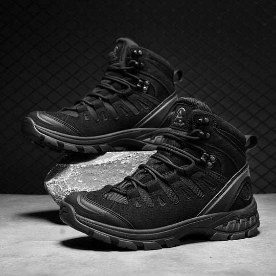 Herren Wanderstiefel mit atmungsaktivem Obermaterial und rutschfester Sohle EB