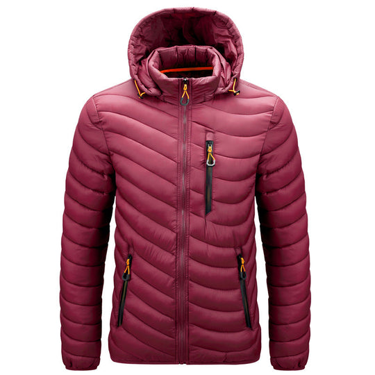 EB | Herren-Steppjacke mit Kapuze - Sverre