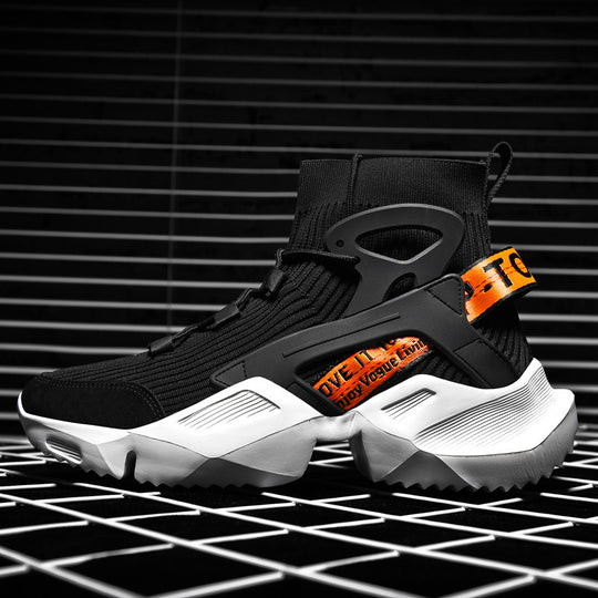 Damen High-Top Sneakers mit innovativem Futuristischem Design EB