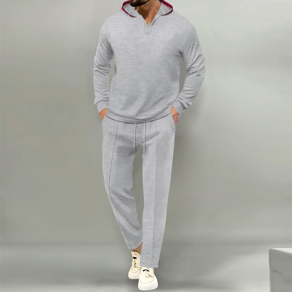 Herren lässiges Hoodie-Set mit innovativem Design und atmungsaktiven Eigenschaften EB