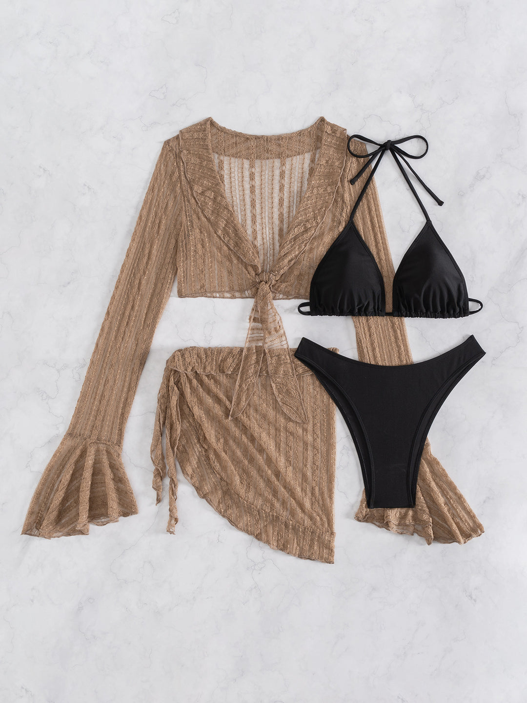 Damen Bikiniset mit schickem Cover-Up EB