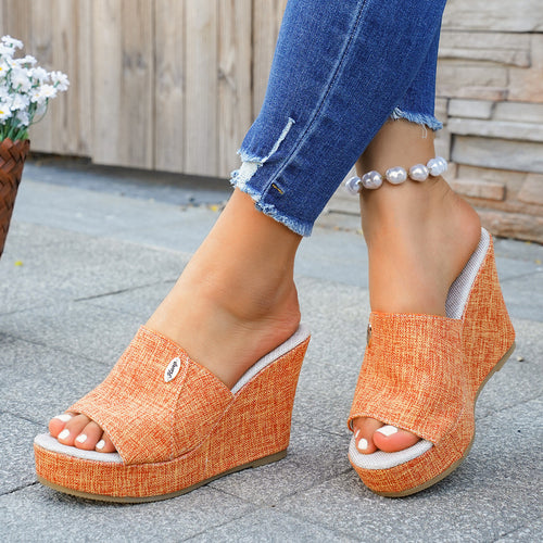Damen Wedge-Pantolette mit modischem Schnitt und komfortabler Fußbettung EB