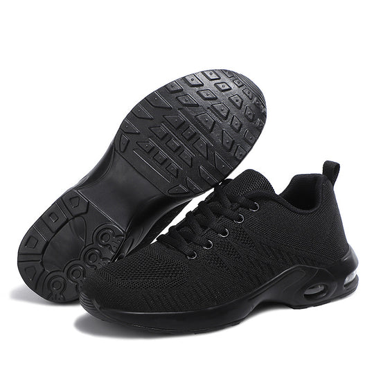 Damen Sportliche Lightweight Sneakers mit atmungsaktiver Mesh-Oberfläche und dämpfender Sohle EB