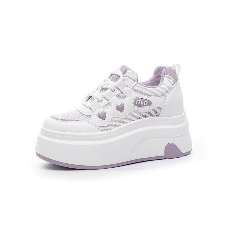 Damen Plateausneakers mit trendigem Design und komfortabler Dämpfung EB
